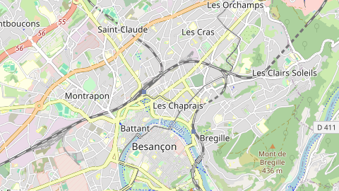 Carte de localisation de l'évènement