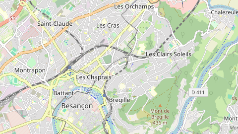 Carte de localisation de l'évènement