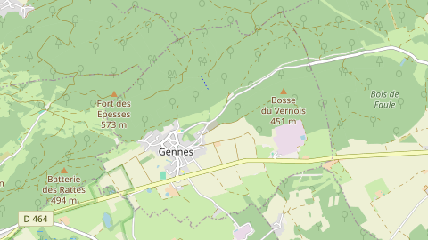 Carte de localisation de l'évènement