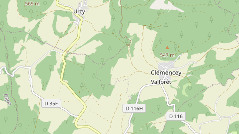 Carte de localisation de l'évènement