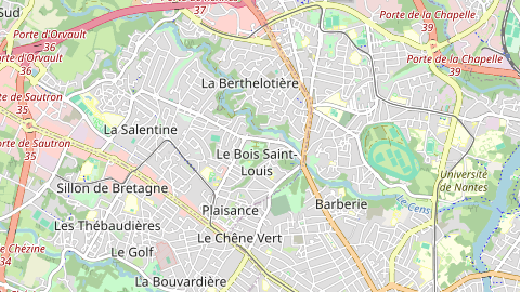 Carte de localisation de l'évènement