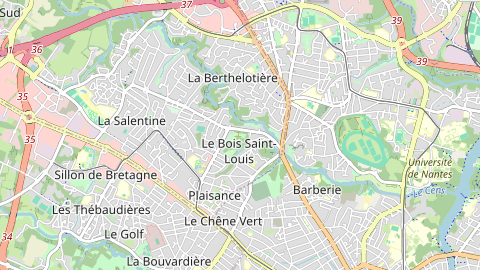 Carte de localisation de l'évènement