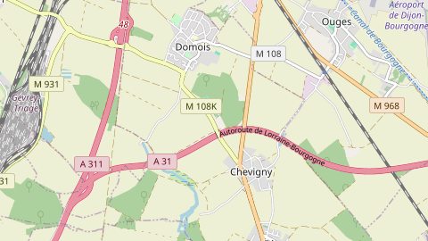 Carte de localisation de l'évènement