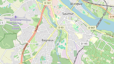 Carte de localisation de l'évènement