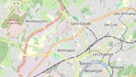 Carte de localisation de l'évènement