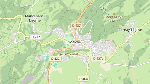 Carte de localisation de l'évènement