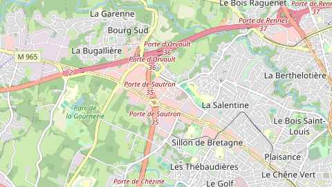 Carte de localisation de l'évènement