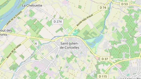 Carte de localisation de l'évènement