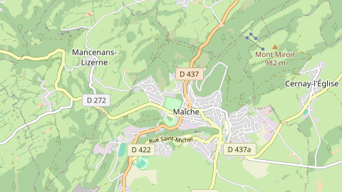 Carte de localisation de l'évènement