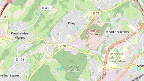 Carte de localisation de l'évènement