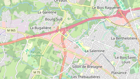 Carte de localisation de l'évènement