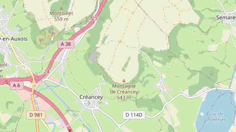 Carte de localisation de l'évènement