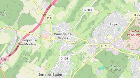Carte de localisation de l'évènement