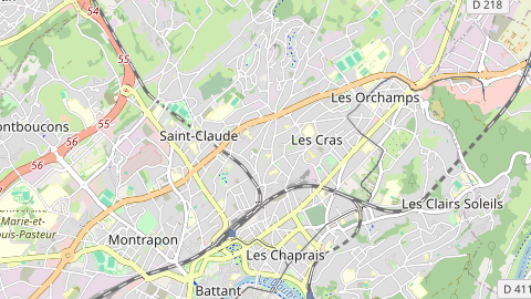 Carte de localisation de l'évènement