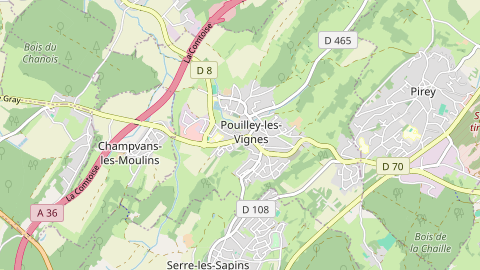 Carte de localisation de l'évènement