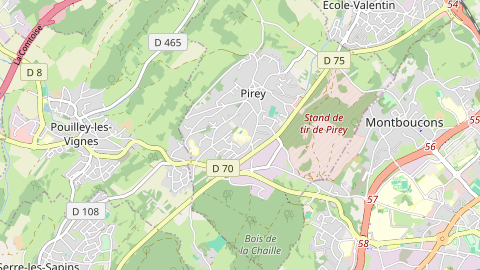 Carte de localisation de l'évènement