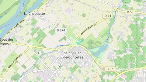 Carte de localisation de l'évènement