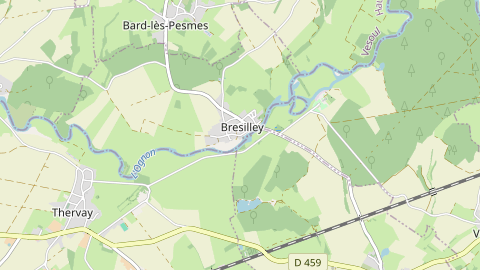 Carte de localisation de l'évènement