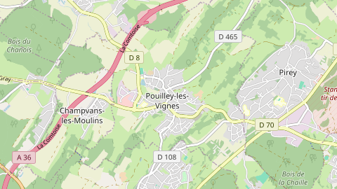 Carte de localisation de l'évènement