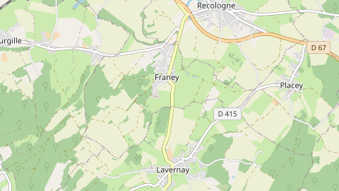 Carte de localisation de l'évènement