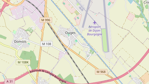 Carte de localisation de l'évènement