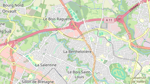 Carte de localisation de l'évènement
