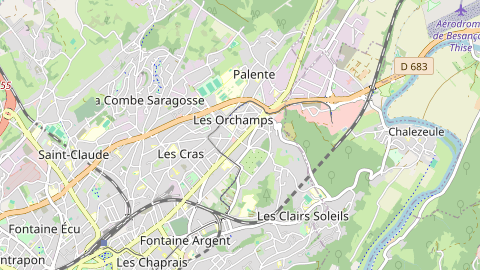 Carte de localisation de l'évènement