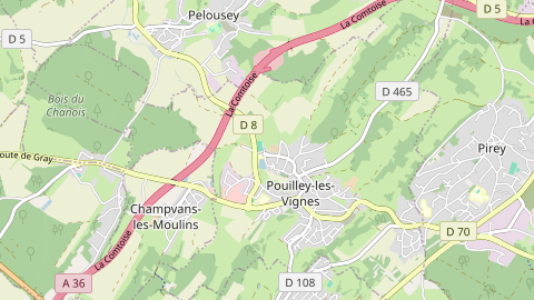 Carte de localisation de l'évènement