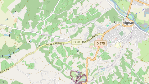 Carte de localisation de l'évènement