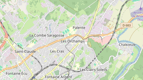 Carte de localisation de l'évènement