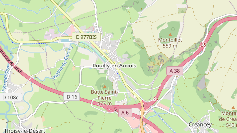 Carte de localisation de l'évènement
