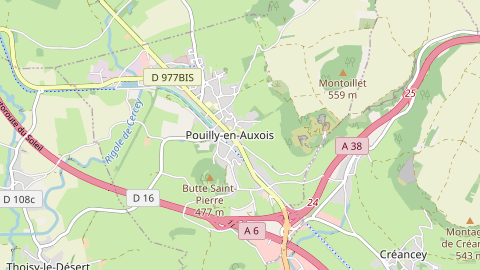 Carte de localisation de l'évènement