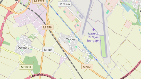 Carte de localisation de l'évènement