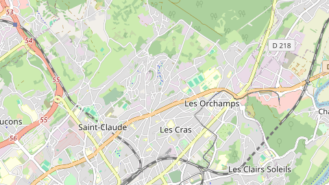 Carte de localisation de l'évènement