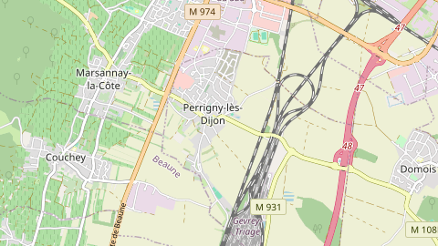 Carte de localisation de l'évènement