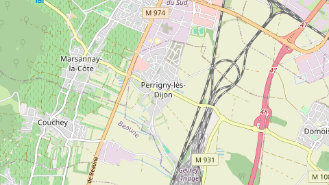 Carte de localisation de l'évènement