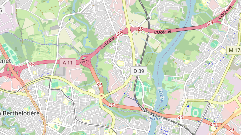 Carte de localisation de l'évènement
