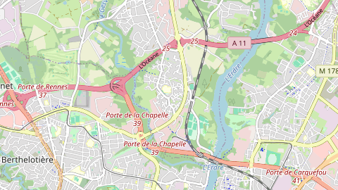 Carte de localisation de l'évènement