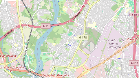 Carte de localisation de l'évènement