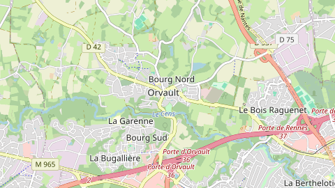 Carte de localisation de l'évènement