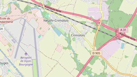 Carte de localisation de l'évènement