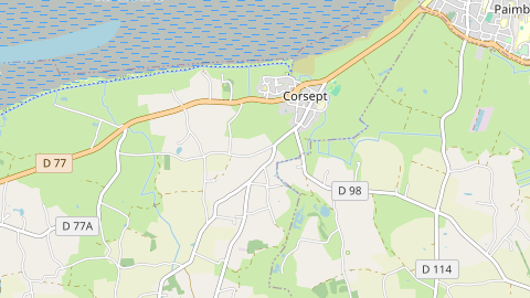 Carte de localisation de l'évènement