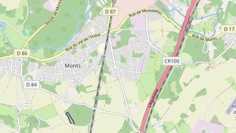 Carte de localisation de l'évènement
