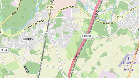 Carte de localisation de l'évènement