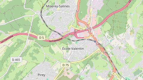 Carte de localisation de l'évènement