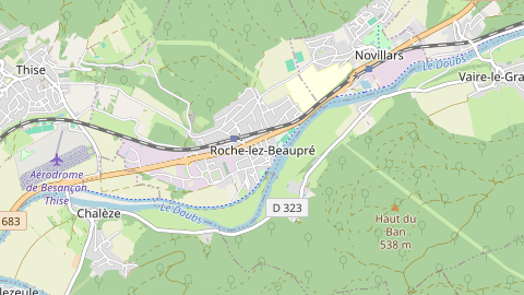 Carte de localisation de l'évènement