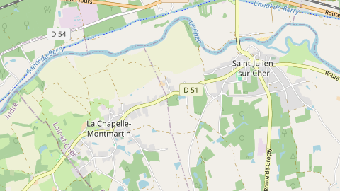 Carte de localisation de l'évènement