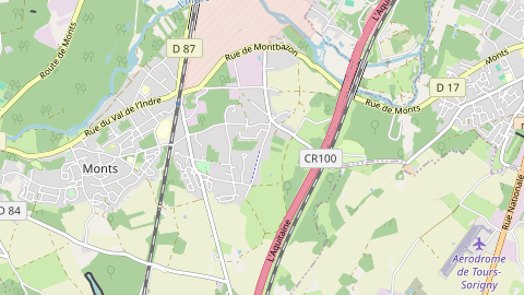 Carte de localisation de l'évènement