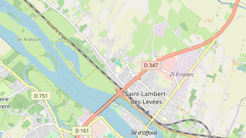 Carte de localisation de l'évènement