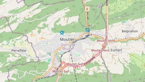 Carte de localisation de l'évènement